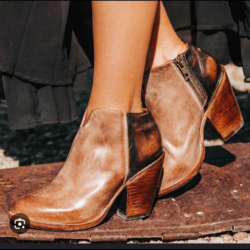 Freebird Detroit heeled leather booties
